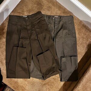 Lot of 2 woman's dress pants, Haggar & Memphis